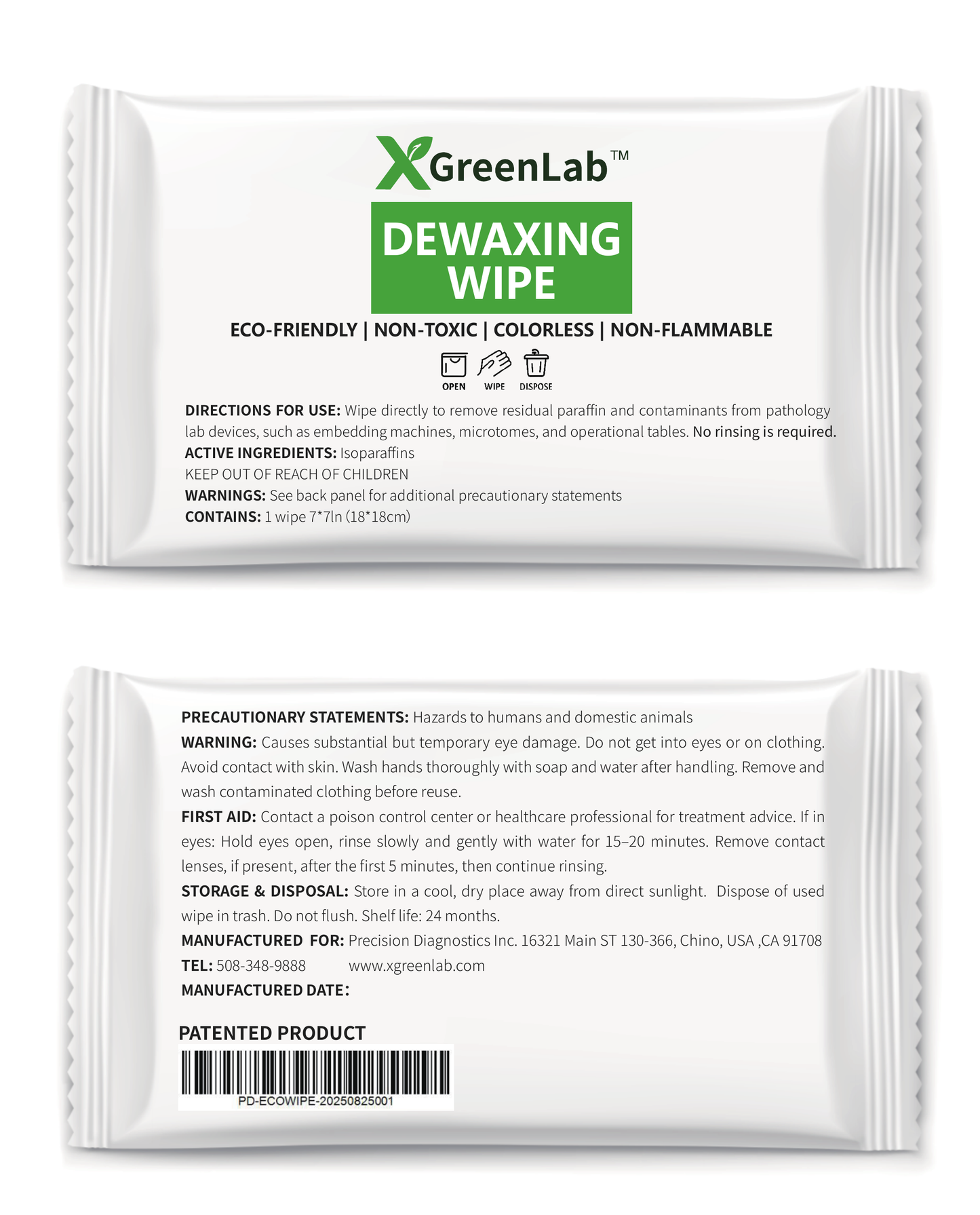 Dewaxing Wipe